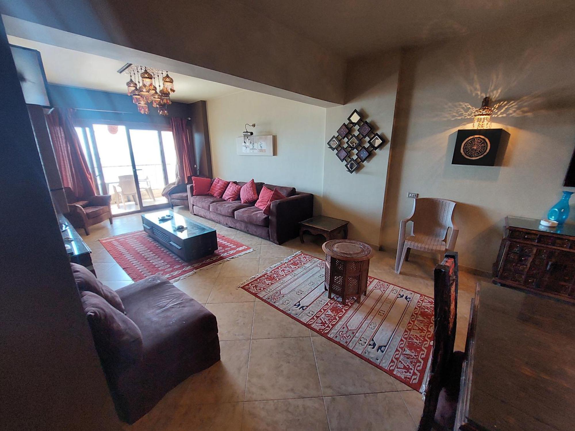 Apartment للايجار اليومى ساباباشا مكيفة بانوراما بحر مباشر *